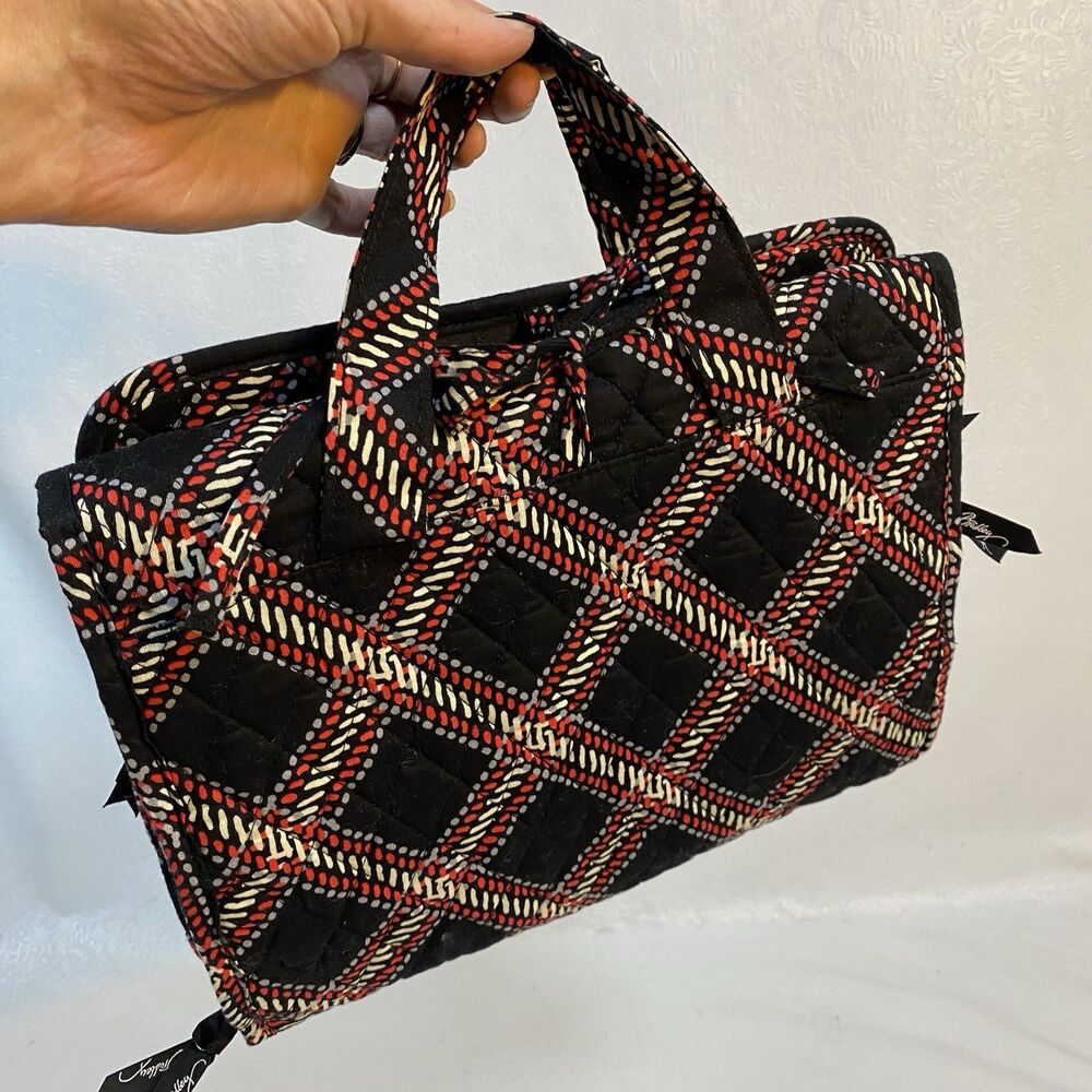 Vera Bradley Minsk Plaid Hanging Organizer Bag